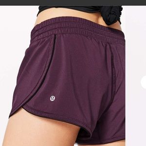 Lululemon seek the heat shorts size 8
